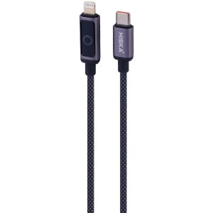 کابل تایپ سی به لایتنینگ فست شارژ 30 وات هیسکا LX-21CL طول 1 متر