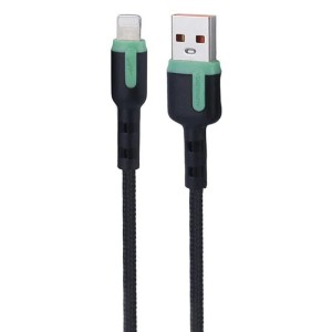 کابل لایتنینگ فست شارژ 3.6 آمپر دنمن D46L طول 1 متر
