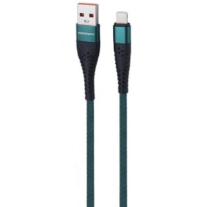 کابل لایتنینگ فست شارژ 2.4 آمپر دنمن D45L طول 1 متر