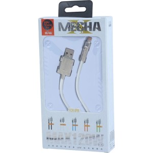 کابل لایتنینگ فست شارژ 120 وات You Shenq Ku K-36 طول 1 متر