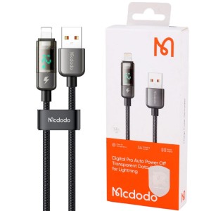 کابل لایتنینگ فست شارژ 3 آمپر مک دودو CA-362 طول 1.2 متر