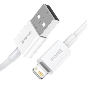 کابل کوتاه لایتنینگ فست شارژ 2.4 آمپر باسئوس Calys-02 طول 25 سانتی متر