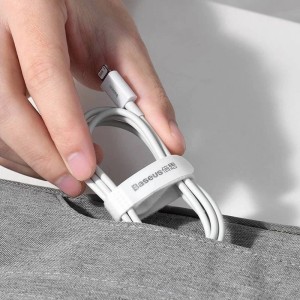 کابل کوتاه لایتنینگ فست شارژ 2.4 آمپر باسئوس Calys-02 طول 25 سانتی متر