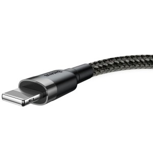 کابل لایتنینگ فست شارژ 1.5 آمپر باسئوس Cafule CALKLF-C طول 2 متر