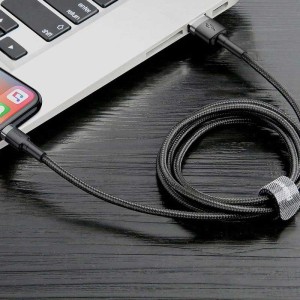 کابل لایتنینگ 2.4 آمپر باسئوس Cafule CALKLF-B طول 1 متر