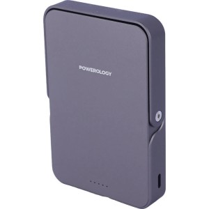 پاور بانک بی سیم فست شارژ پاورولوژی PPBCHA36 PD 20W ظرفیت 10000 میلی‌ آمپر ساعت