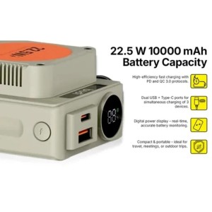 پاور بانک فست شارژ بودی PB815H QC3.0 PD 22.5W ظرفیت 10000 میلی آمپر ساعت