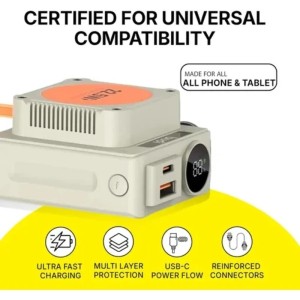 پاور بانک فست شارژ بودی PB815H QC3.0 PD 22.5W ظرفیت 10000 میلی آمپر ساعت