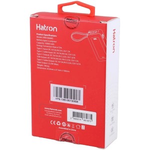 پاور بانک فست شارژ هترون HPB1066MG QC3.0 PD 22.5W ظرفیت 10000 میلی آمپر ساعت