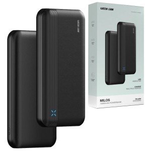 پاور بانک فست شارژ گرین لاین Milos GL-PB83 GNMIL10KPBBK PD 20W ظرفیت 10000 میلی آمپر ساعت