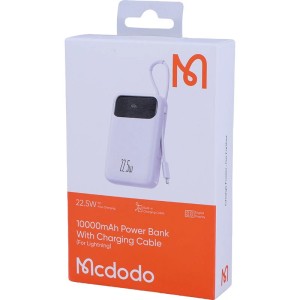 پاور بانک فست شارژ مک دودو MC-325 PD 22.5W ظرفیت 10000 میلی آمپر ساعت