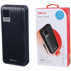 پاور بانک فست شارژ هترون HPB2050 QC PD 22.5W ظرفیت 20000 میلی آمپر ساعت