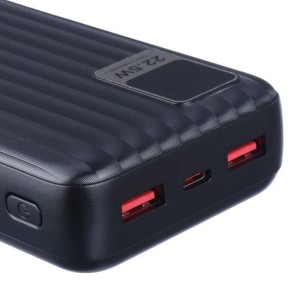 پاور بانک فست شارژ هترون HPB2050 QC PD 22.5W ظرفیت 20000 میلی آمپر ساعت