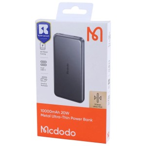 پاور بانک فست شارژ مک دودو MC-378 PD 20W ظرفیت 10000 میلی آمپر ساعت