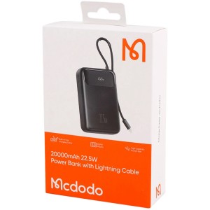 پاور بانک فست شارژ مک دودو MC-371 QC PD 22.5W ظرفیت 20000 میلی آمپر ساعت