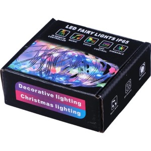 ریسه مفتولی رنگی FAIRY LIGHTS LED طول 10 متر + ریموت کنترل
