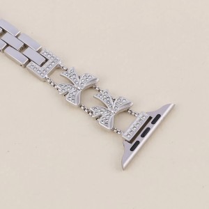 بند اپل واچ Slicto سایز 42/44/45/46/49 میلی متری طرح دیاموند پاپیون مینیمال