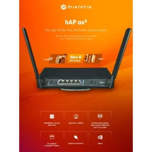 اکسس پوینت بی سیم میکروتیک hAP ax³ - تصویر 5