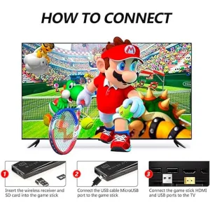 کنسول بازی گیم استیک Game Stick Lite 4K 64GB Dual - تصویر 19
