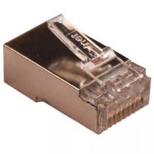 سوکت شبکه وی نت V-L301 RJ45 Cat6 SFTP بسته 100 عددی