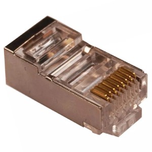 سوکت شبکه وی نت V-L301 RJ45 Cat6 SFTP بسته 100 عددی
