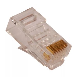 سوکت شبکه وی نت V-L300 RJ45 Cat6 UTP بسته 100 عددی