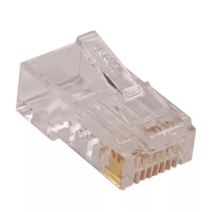سوکت شبکه وی نت V-L300 RJ45 Cat6 UTP بسته 100 عددی