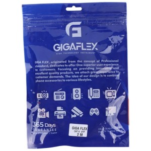 کابل شبکه Cat6 گیگا فلکس طول 2 متر