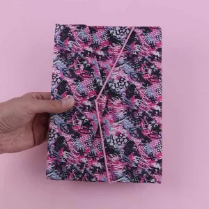 دفترچه یادداشت پارچه ای 80 برگ ستاره درخشان بغل باز شو - تصویر 8