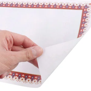 کاغذ A4 تذهیب طرح دار بسته 100 عددی - تصویر 5