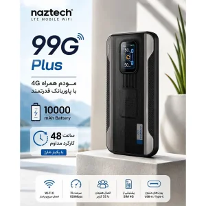 مودم روتر همراه سیمکارتی 4G LTE نزتک 99G Plus - تصویر 5