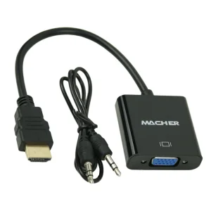 تبدیل HDMI به VGA مچر MR-206 + کابل صدا - تصویر 3
