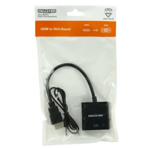 تبدیل HDMI به VGA مچر MR-206 + کابل صدا - تصویر 6