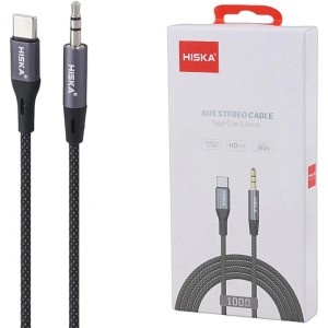 کابل تبدیل Type-C به AUX هیسکا W45 طول 1 متر