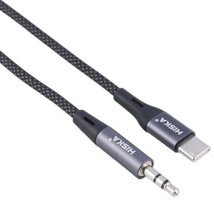 کابل تبدیل Type-C به AUX هیسکا W45 طول 1 متر