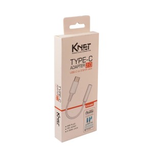 تبدیل Type-C به جک 3.5 میلی متری کی نت K-C601