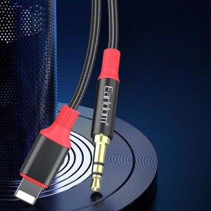 کابل تبدیل Lightning به AUX ارلدام AUX76L طول 1 متر