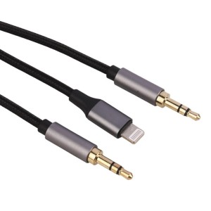 کابل تبدیل AUX به Lightning/AUX ارلدام ET-AUX70 طول 1.2 متر