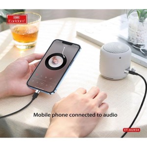 کابل تبدیل Lightning به AUX ارلدام ET-AUX54 طول 1 متر