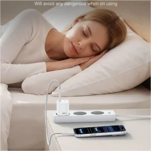 شارژر دیواری 45 وات یسیدو YC116 GaN PD 3A + کابل تبدیل تایپ سی - تصویر 10
