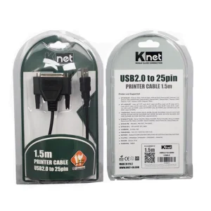 کابل پرینتر پارالل کی نت K-C26 طول 1.5 متر - تصویر 3