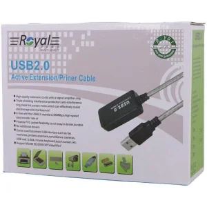کابل پرینتر رویال Royal طول 20 متر - تصویر 4