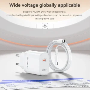 شارژر دیواری 60 وات یسیدو YC115 GaN PD3.2 3A + کابل تبدیل تایپ سی - تصویر 8