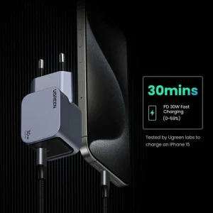 شارژر دیواری 30 وات یوگرین Nexode Pro X703-35006 GaN QC4.0 PD3.0 - تصویر 7