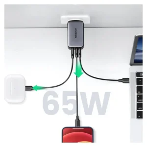 شارژر دیواری 65 وات یوگرین CD244 GaN QC PD3.0 5A - تصویر 5