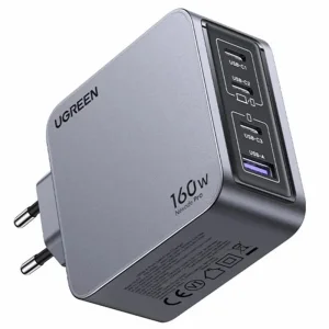 شارژر دیواری 160 وات یوگرین X763-25877 GaN QC5.0 PD3.1 + کابل تبدیل تایپ سی - تصویر 6