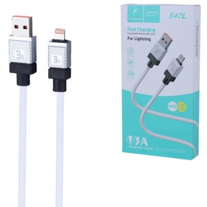 کابل لایتنینگ فست شارژ 40 وات اسکای دلفین S47L طول 1 متر