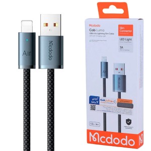 کابل لایتنینگ فست شارژ 3 آمپر مک دودو CA-122 طول 1.2 متر