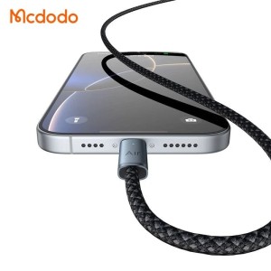 کابل لایتنینگ فست شارژ 3 آمپر مک دودو CA-122 طول 1.2 متر