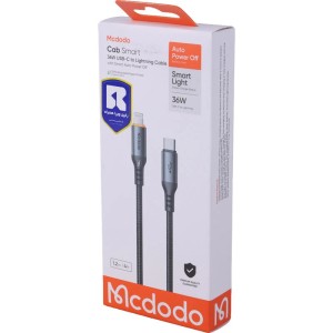 کابل تایپ سی به لایتنینگ فست شارژ 36 وات مک دودو CA-087 طول 1.2 متر